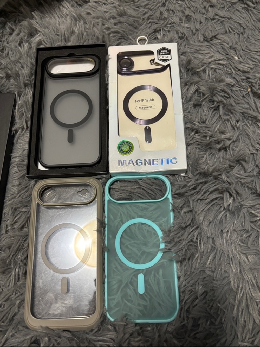 Apple iPhone 17 air MagSafe-Compatible phone cases (4 pieces)